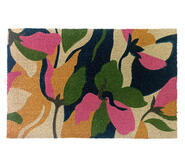 Flowers 40 X 60Cm Coir Door Mat Green 40cm x 60cm
