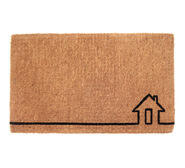 Ghar 45 X 75Cm Coir Door Mat Neutral Small