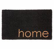 Kenitra 45 X 75Cm Coir Door Mat Black Medium