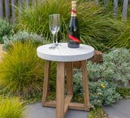 Kuhl Outdoor Side Table White