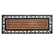 Nautica 40 X 120Cm Rubber Door Mat Black Large