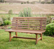 Park 130Cm Outdoor Garden Bench Brown