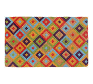 Saman 45 X 75Cm Coir Door Mat Orange Small