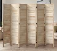Solen 6 Panel Room Divider Neutral