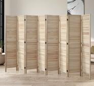 Solen 8 Panel Room Divider Neutral