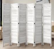 Sorenna 6 Panel Room Divider White