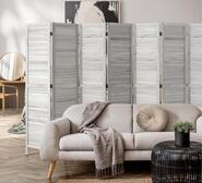 Sorenna 8 Panel Room Divider White