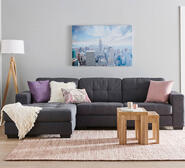 Tivoli 3 Seater Chaise Sofa Grey