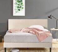 Verona Double Bed Frame Neutral