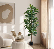 180Cm Fiddle Leaf Fig Tree Artificial Plant Green