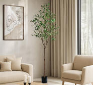 210Cm Olive Tree Artificial Plant Green