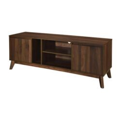 Audrew Lowline TV Stand Entertainment Unit 150cm W/ 2-Doors Walnut