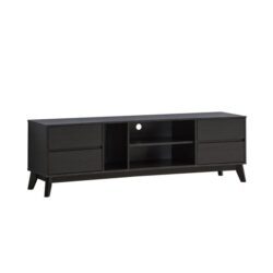 Audrew Lowline TV Stand Entertainment Unit 180cm W/ 4-Doors Walnut