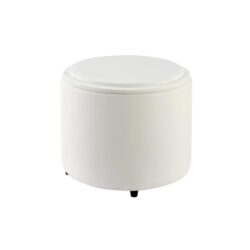 Charlie Kids Furniture Ottoman Storage Toy Box Organisers - White