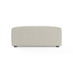Drake Ottoman Bench Foot Stool Seashell White