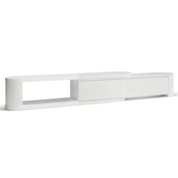 Eliza Extendable TV Entertainment Unit - Full White Oak by Interior Secrets - AfterPay Available