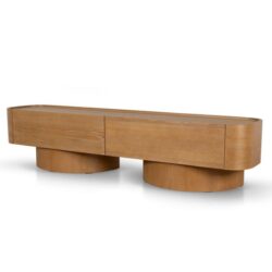 Gidon 2.2m TV Entertainment Unit - Dusty Oak by Interior Secrets - AfterPay Available
