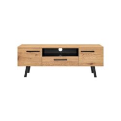 Mallow Lowline Entertainment Unit TV Stand Storage Cabinet 140cm - Oak