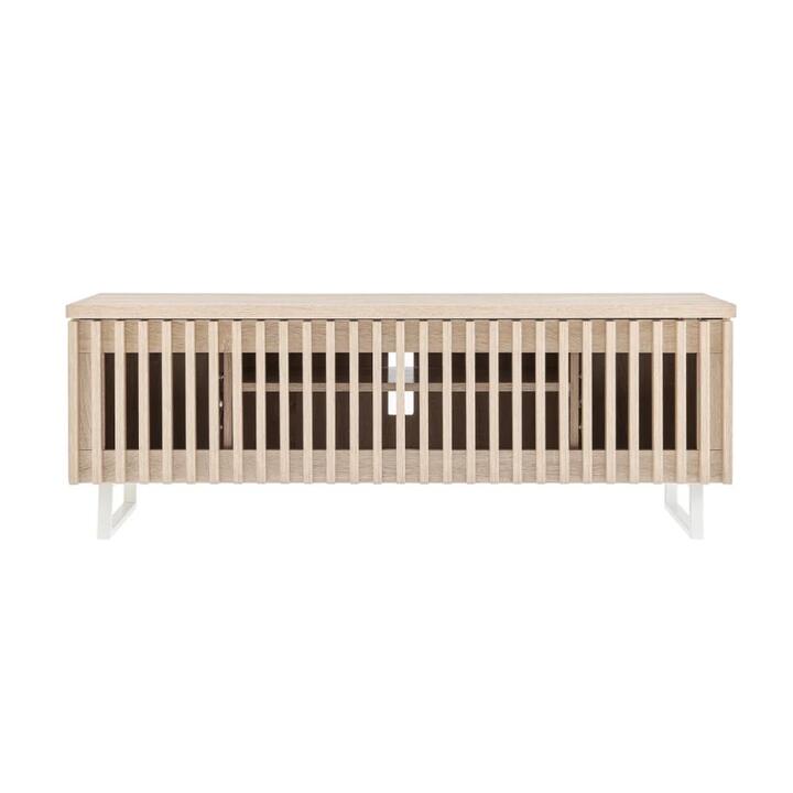 Manila Lowline Entertainment Unit TV Stand Storage Cabinet 120cm - Natural Manila Lowline Entertainment Unit TV Stand Storage Cabinet 120cm - Natural