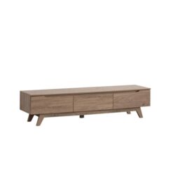 Penelope Scandinavian Lowline Entertainment Unit TV Stand 1.8m 3-Drawers Oak