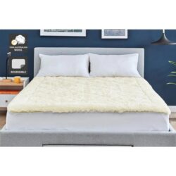 100% Australian Wool Reversible Underlay Mattress Topper - Queen