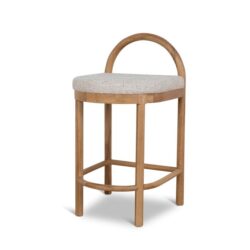 Adir 66cm Natural Bar Stool - Pale Beige by Interior Secrets - AfterPay Available