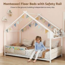 Advwin Kids Bed Frame Montessori House