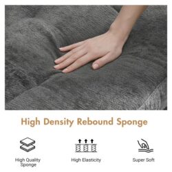 Advwin Modern 1 Seater Sofa Chenille Fabric Armchair