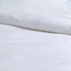 Egyptian Royale Quilt Cover Set - Egyptian Cotton, Queen, White - Canningvale