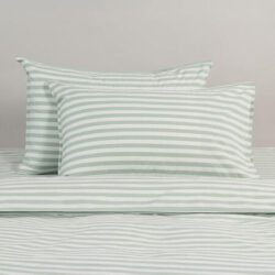 Modella Stripe Quilt Cover Set - 100% Cotton, Double, Stripes & Patterns - Canningvale