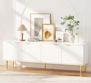 Trego 180Cm Tv Entertainment Unit White