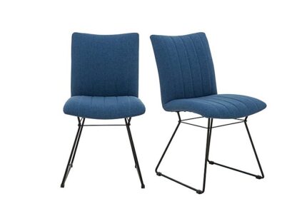 Ace Pair of Dining Chairs - Blu