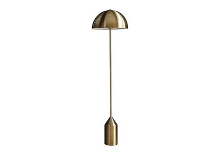 Alba Copper Floor Lamp - Nickel