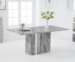 Alicia 180cm Grey Marble Dining Table