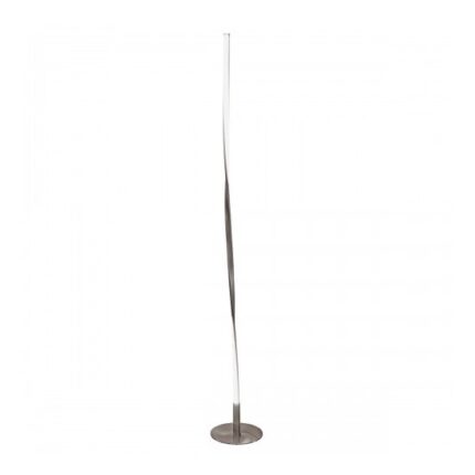 Alimos Tall Twist Floor Lamp In Satin Nickel