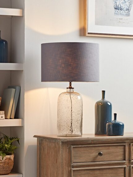 Aria Table Lamp - Clear Glass
