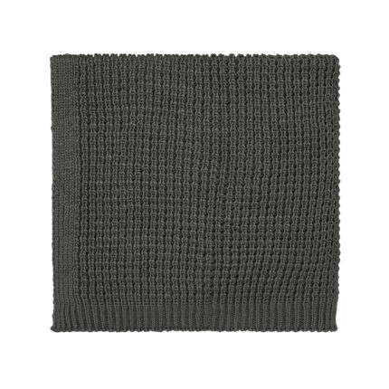Bedeck 1951 Nura Knitted Throw, Charcoal