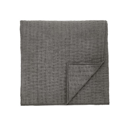 Bedeck of Belfast Kayah Woven Throw, Charcoal