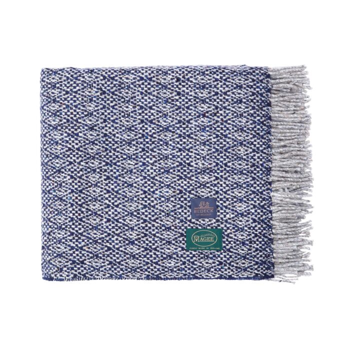 Bedeck of Belfast Moro Woven Throw, Midnight
