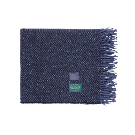 Bedeck of Belfast Shann Woven Throw, Midnight