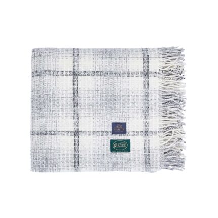 Bedeck of Belfast Tulla Woven Throw, Grey