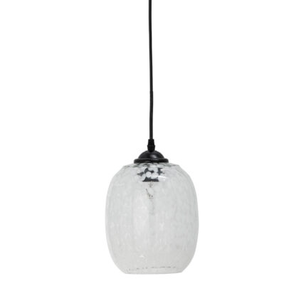 Bloomingville Gisele Pendant Lamp in White Glass