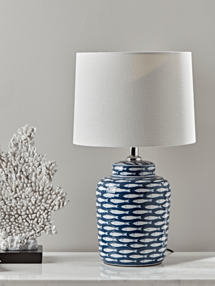 Blue Fish Table Lamp