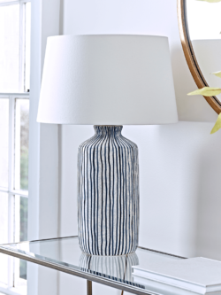 Blue Stripe Table Lamp