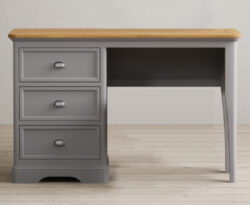 Bridstow Oak and Light Grey Painted Dressing Table