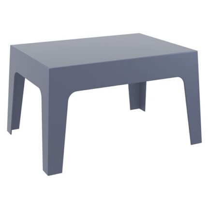 Buxtan Outdoor Stackable Coffee Table In Dark Grey