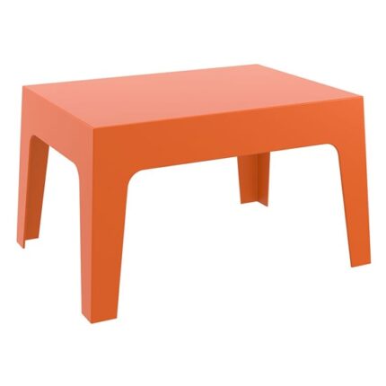 Buxtan Outdoor Stackable Coffee Table In Orange