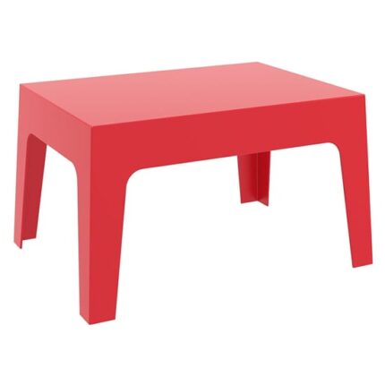 Buxtan Outdoor Stackable Coffee Table In Red