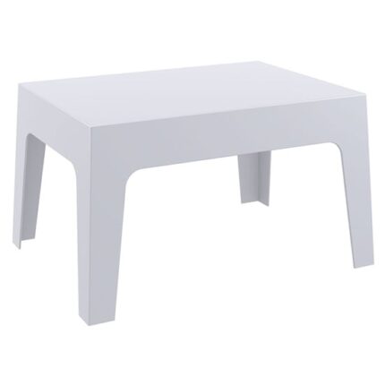 Buxtan Outdoor Stackable Coffee Table In Silver Grey