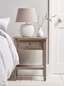 Camille Bedside Table - Limewashed